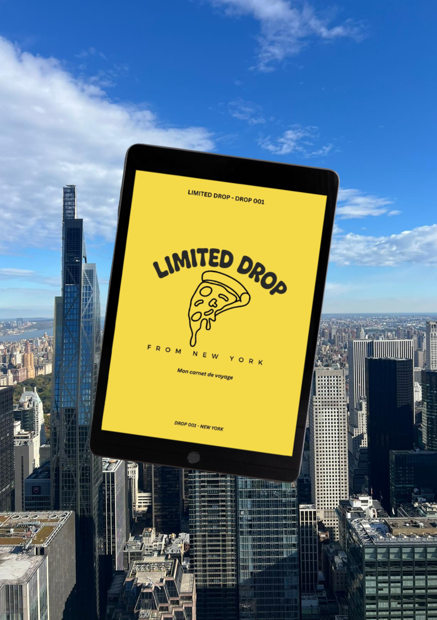 Carnet de voyage Limited Drop DROP 001 — From NYC