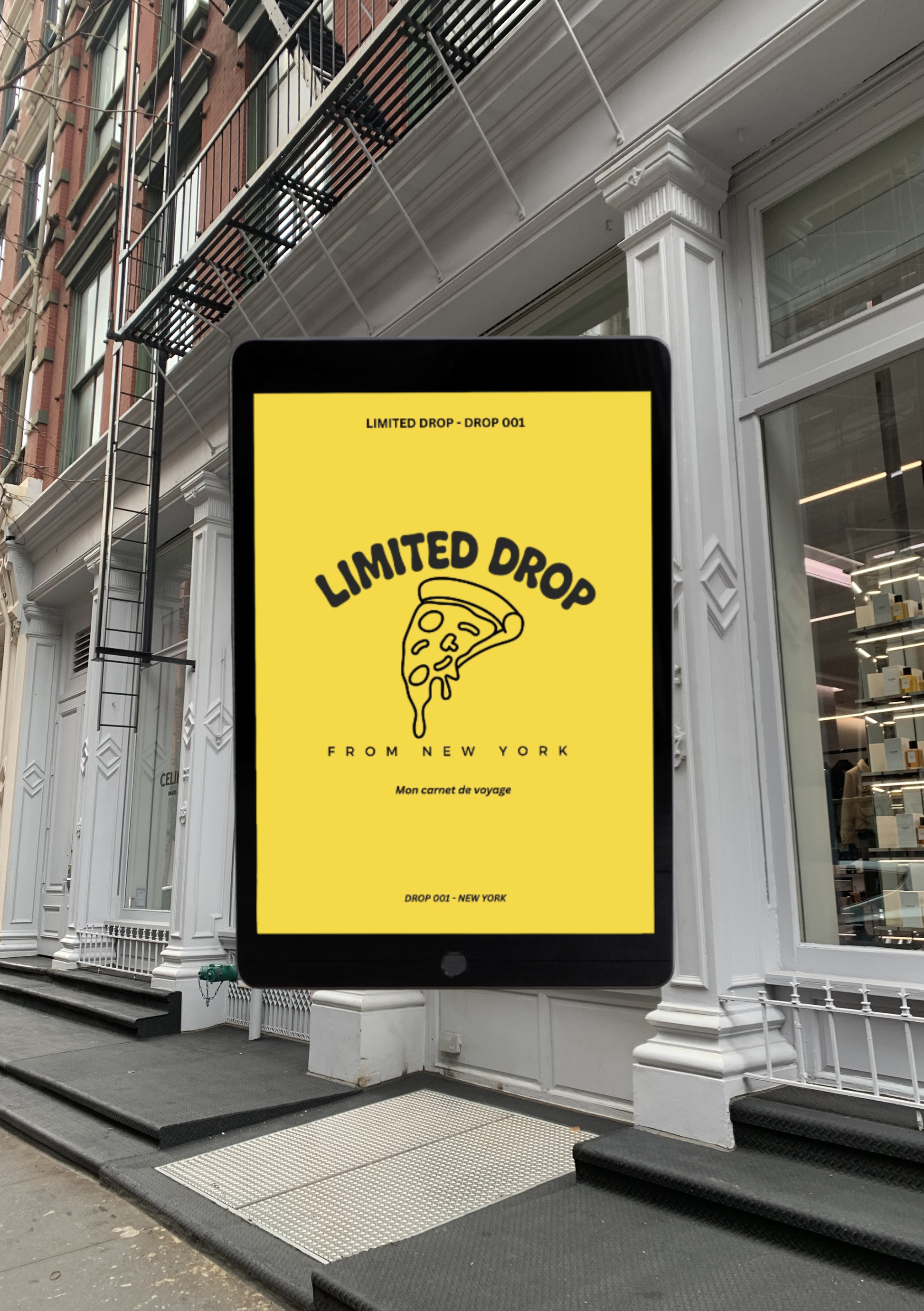 Carnet de voyage Limited Drop DROP 001 — From NYC