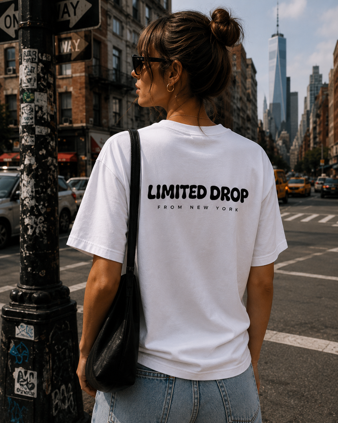 T-shirt Limited Drop inspiré de New York
de dos 